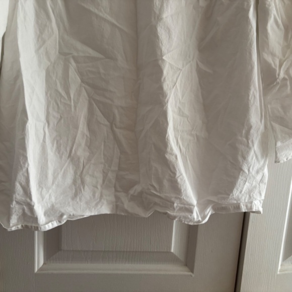 Mercantile White L/S Top w/Fancy Sleeves - Picture 4 of 7